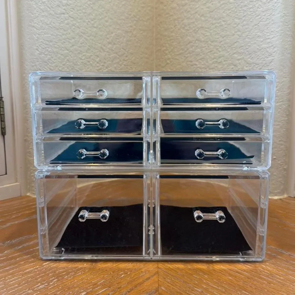 Clear Acrylic Stackable Drawer Organizer